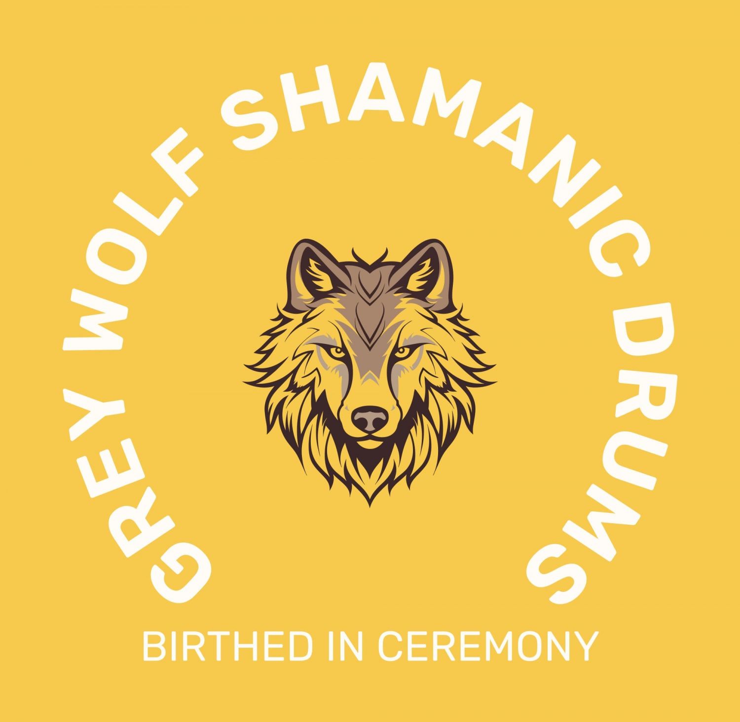 Grey Wolf Shamanic Drums