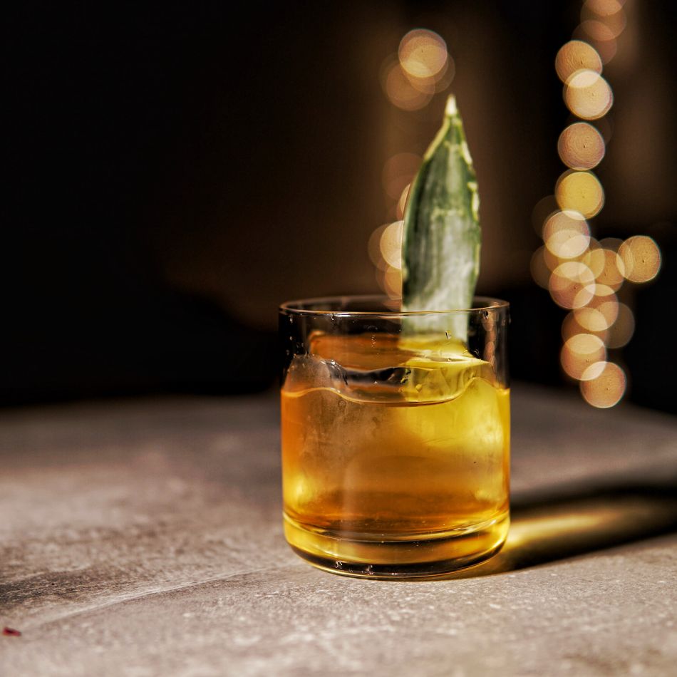 Clarified Birthday Dumps Cocktail