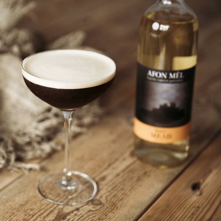 Espresso Mead-tini Cocktail